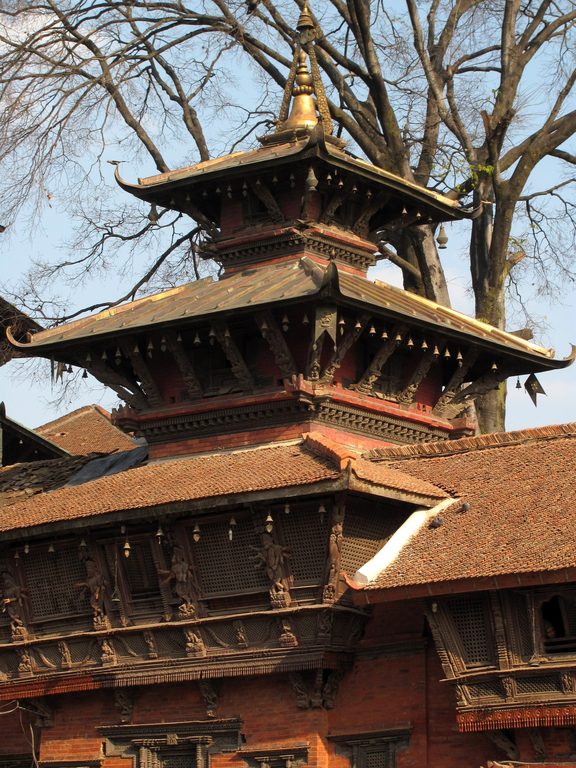 Kathmandu Durbar Square. Kakeshwar Temple, 1681AD. (Category:  Travel)