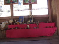 Typical shrine in Lovely Lodge. (Category:  Travel)