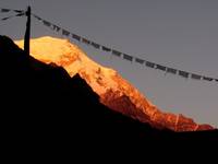 Langtang II at sunset. (Category:  Travel)