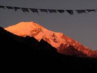 Langtang II at sunset. (Category:  Travel)