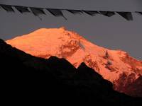 Langtang II at sunset. (Category:  Travel)