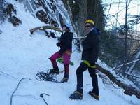 Kristina and River (Category:  Ice Climbing)
