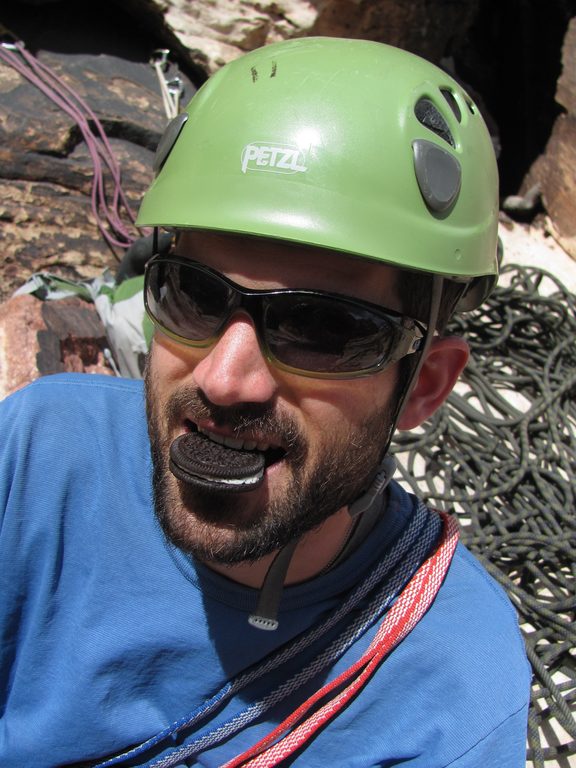 Josh on Cookie Monster. (Category:  Rock Climbing)