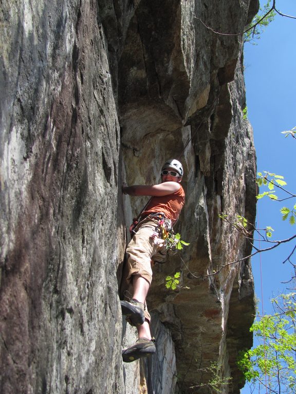 Guy on Land's End. (Category:  Rock Climbing)