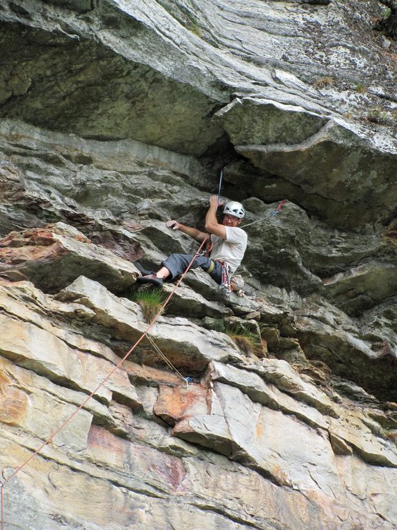 I spent a lot of time sitting on this ledge. (Category:  Rock Climbing)