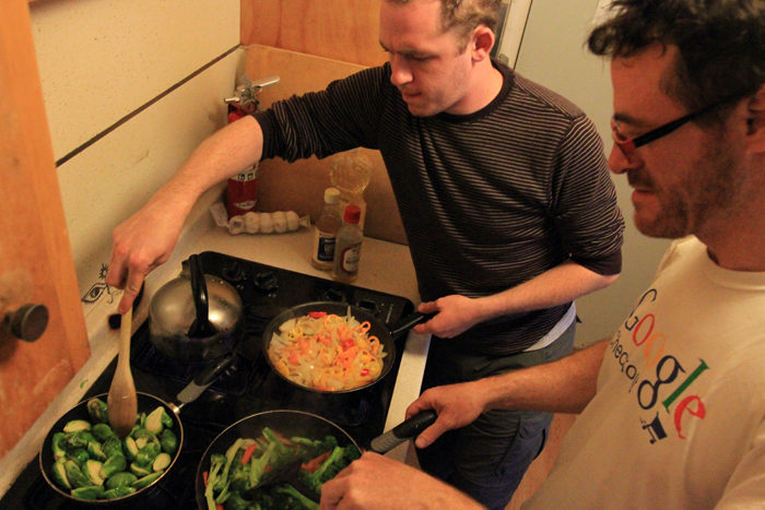 We made dinner for the students... (Category:  Tree Climbing)