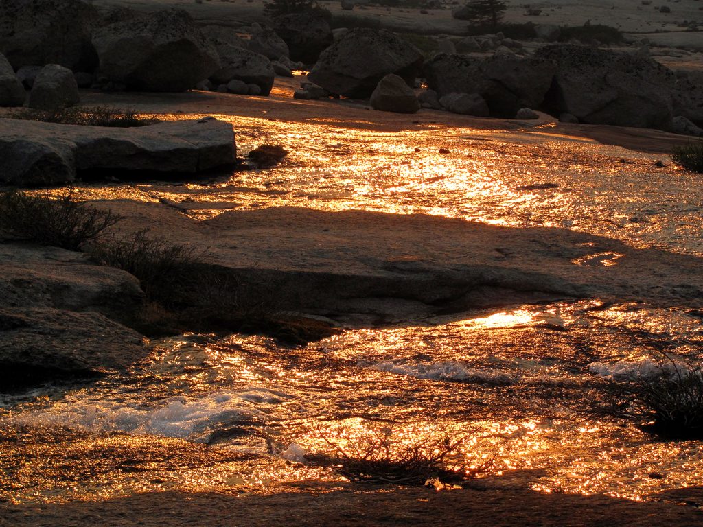 Smoke from a distant forest fire gave us a stunning sunset. (Category:  Rock Climbing)