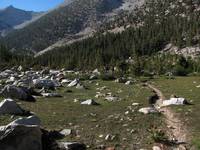 Hiking to Charlotte Dome. (Category:  Rock Climbing)