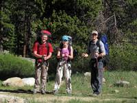 Ready to hike into the Winds. (Category:  Rock Climbing)