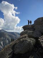 Mike and I atop Charlotte Dome. (Category:  Rock Climbing)