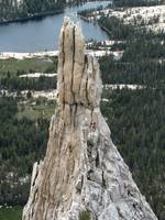 Attempting to climb the East Face. (Category:  Rock Climbing)