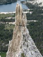 Attempting to climb the East Face. (Category:  Rock Climbing)