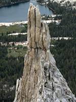 Attempting to climb the East Face. (Category:  Rock Climbing)