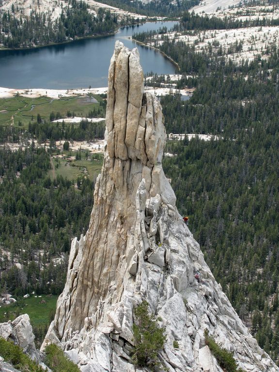 ...and climbing the North Face. (Category:  Rock Climbing)