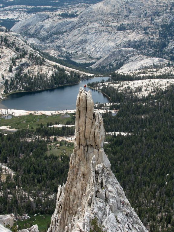 Atop Eichorn's Pinnacle. (Category:  Rock Climbing)