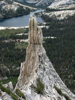 Beth climbing Eichorn's Pinnacle. (Category:  Rock Climbing)