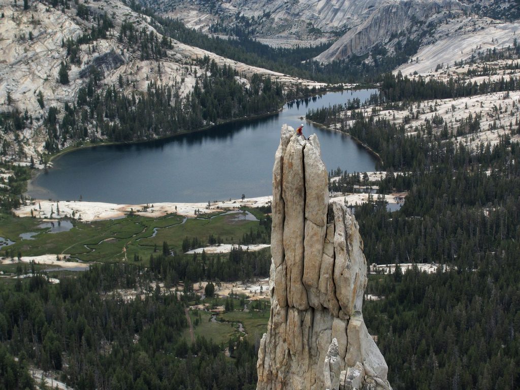 Atop Eichorn's Pinnacle. (Category:  Rock Climbing)