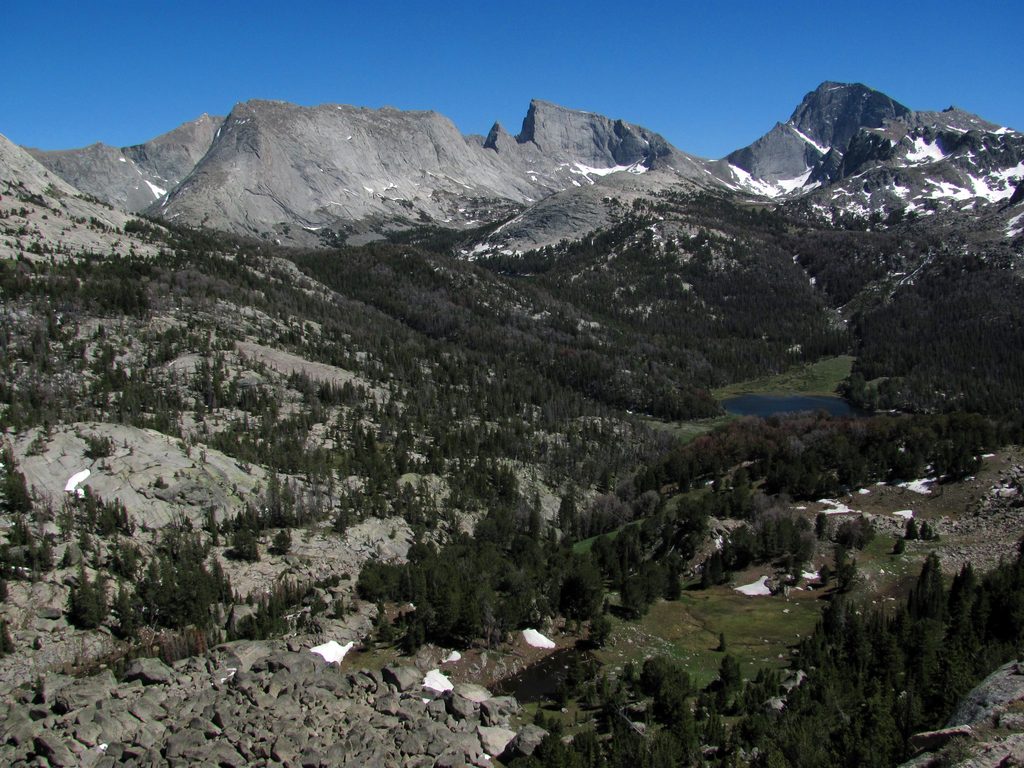 Haystack, Steeple Peak, East Temple Peak, Temple Peak. (Category:  Rock Climbing)