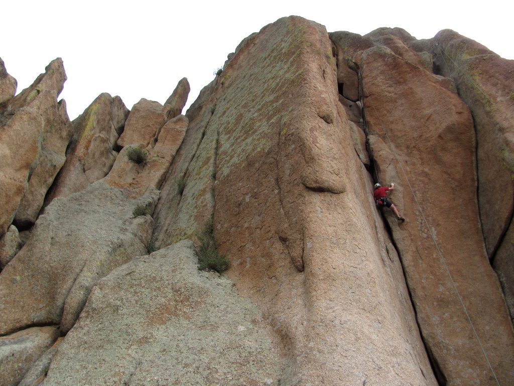 Mike on Penis Dimension. (Category:  Rock Climbing)