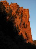 Sunrise in Eldo. (Category:  Rock Climbing)