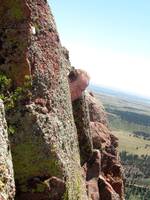 Tom being a goof. (Category:  Rock Climbing)