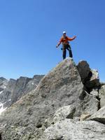 Me on the summit of Pingora. (Category:  Rock Climbing)