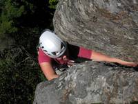 Tara on Mystery Achievement. (Category:  Rock Climbing)