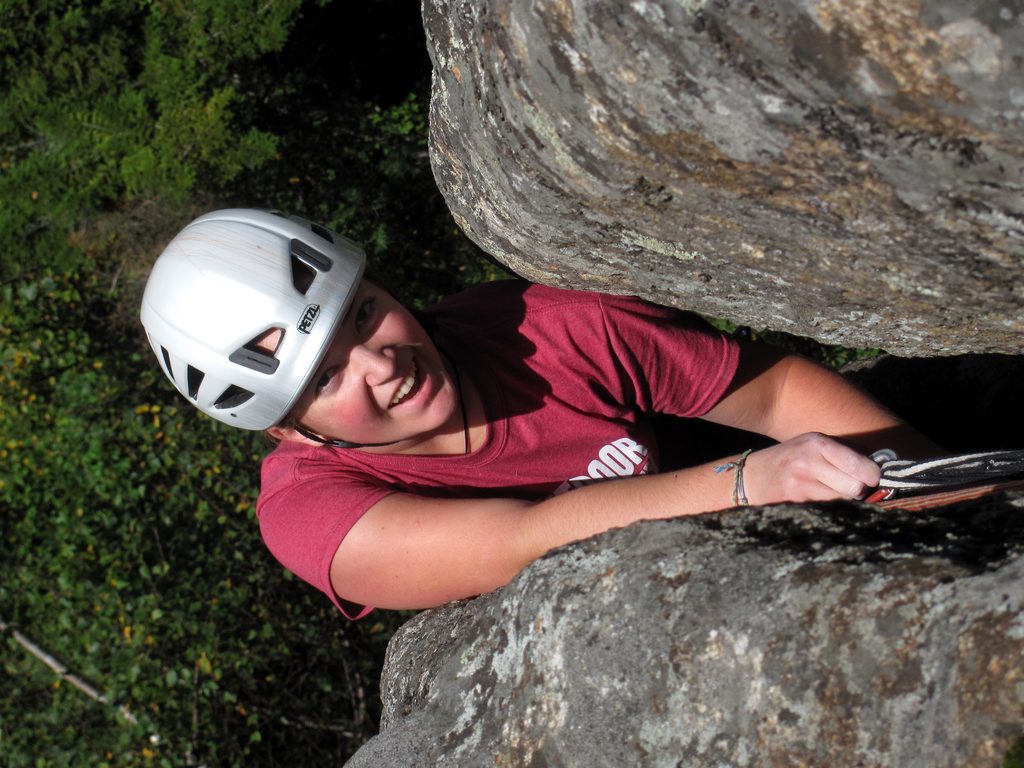 Tara on Mystery Achievement. (Category:  Rock Climbing)