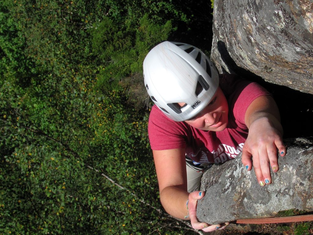 A little acetone will take that right off :) (Category:  Rock Climbing)