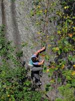 Tammy on Mystery Achievement. (Category:  Rock Climbing)