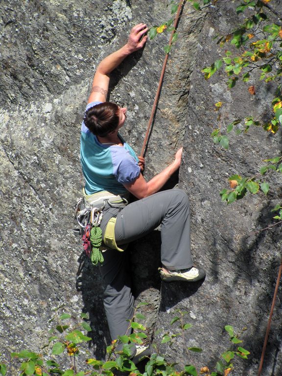 Tammy on Mystery Achievement. (Category:  Rock Climbing)