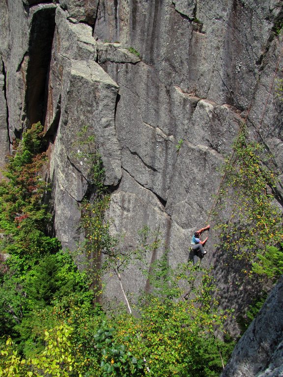 Tammy on Mystery Achievement. (Category:  Rock Climbing)