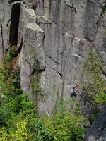 Tammy on Mystery Achievement. (Category:  Rock Climbing)