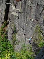 Tammy on Mystery Achievement. (Category:  Rock Climbing)