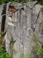 Tammy on Mystery Achievement. (Category:  Rock Climbing)