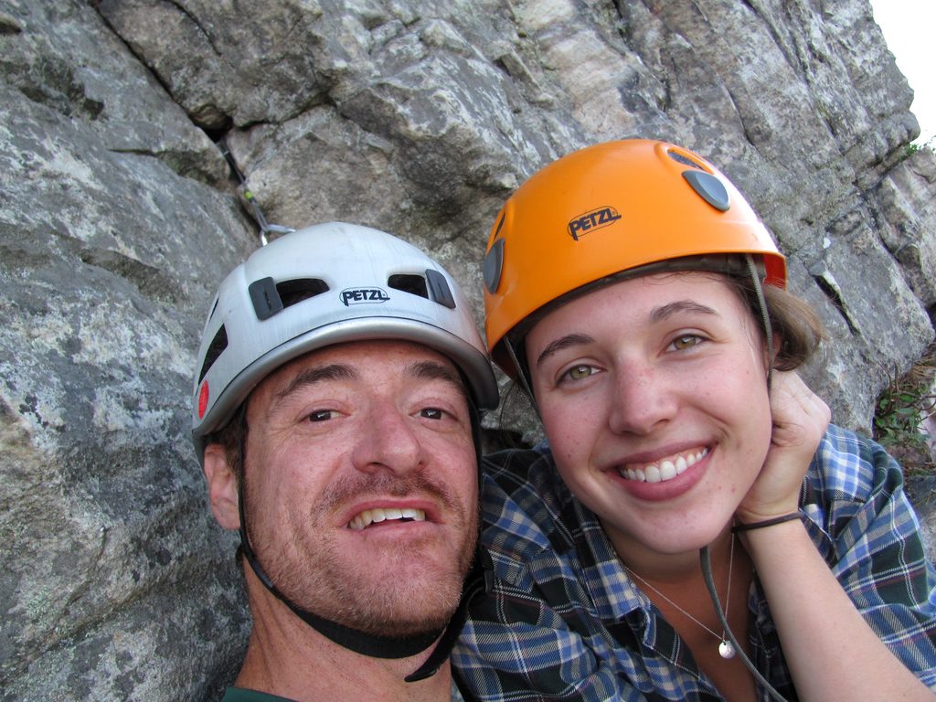 I look weird without my glasses. (Category:  Rock Climbing)