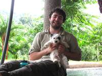 Colin and the puffball. (Category:  Travel)