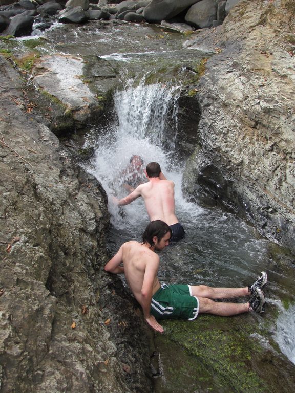 At the Rio San Antonio swim hole. (Category:  Travel)