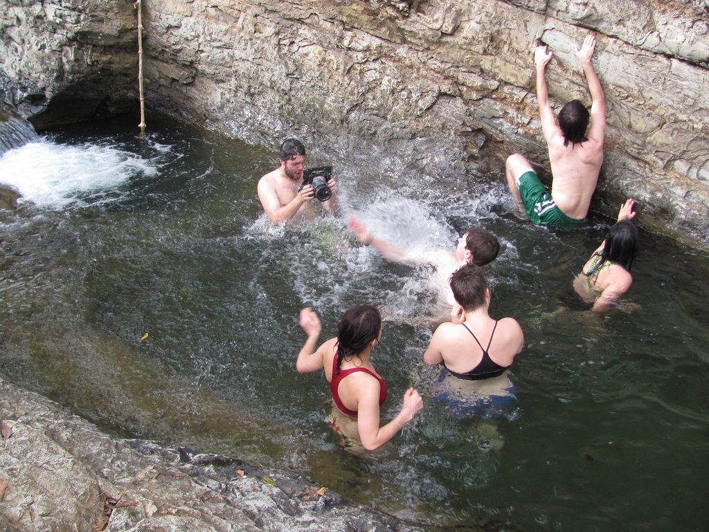 Testing Colin's waterproof camera case. (Category:  Travel)