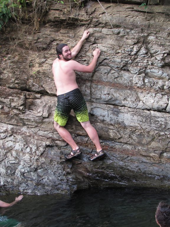 Colin climbing (Category:  Travel)