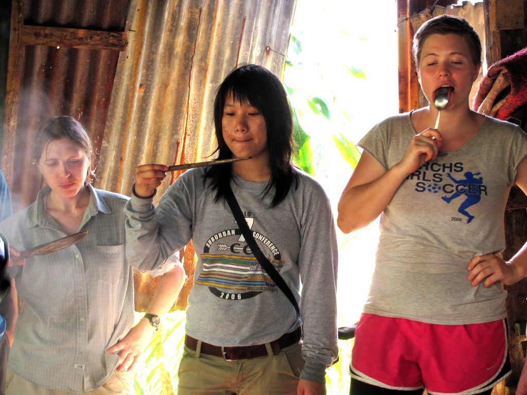 Kristin, Becky and Cat experiencing sugar bliss. (Category:  Travel)