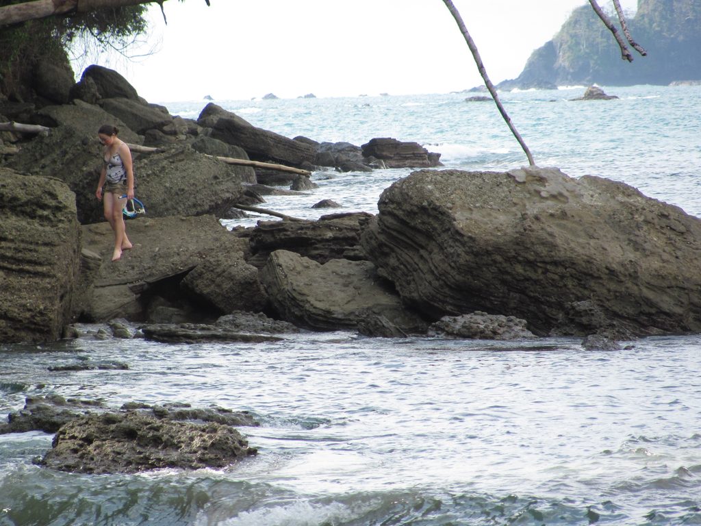 Tara after snorkeling. (Category:  Travel)