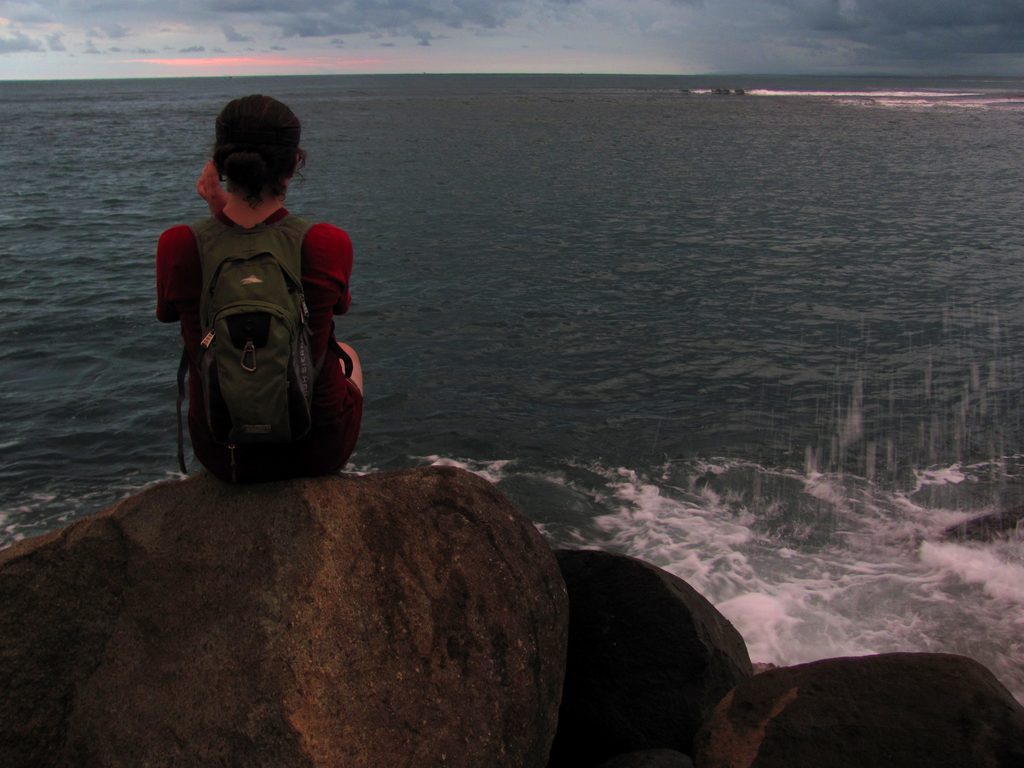 Sunset over the Pacific. (Category:  Travel)