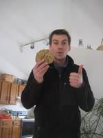 Guy with the giant cookie blob. (Category:  Ice Climbing)