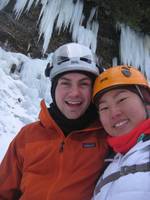 Guy and Cat (Category:  Ice Climbing)