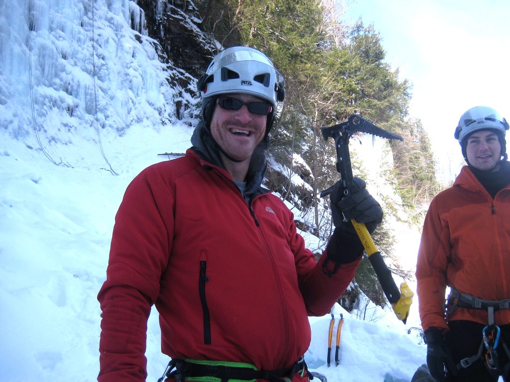 Ready to climb. (Category:  Ice Climbing)