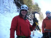 Ready to climb. (Category:  Ice Climbing)