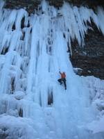 Guy on Mate, Spawn and Die. (Category:  Ice Climbing)
