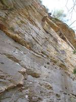 Josh at the top of Breakfast Burrito. (Category:  Rock Climbing)