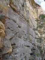 Guy leading Breakfast Burrito. (Category:  Rock Climbing)